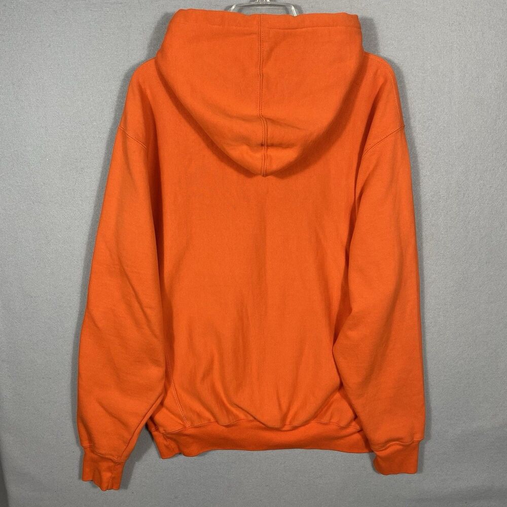 Vintage University of Maryland Terrapins Hoodie Men M Hooded Orange Steve Barry - Picture 2 of 10